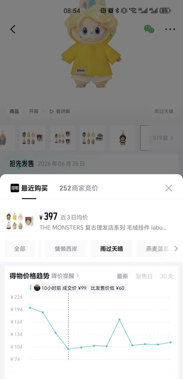 泡泡玛特王牌IP降温:LABUBU新品常规款破发跳水